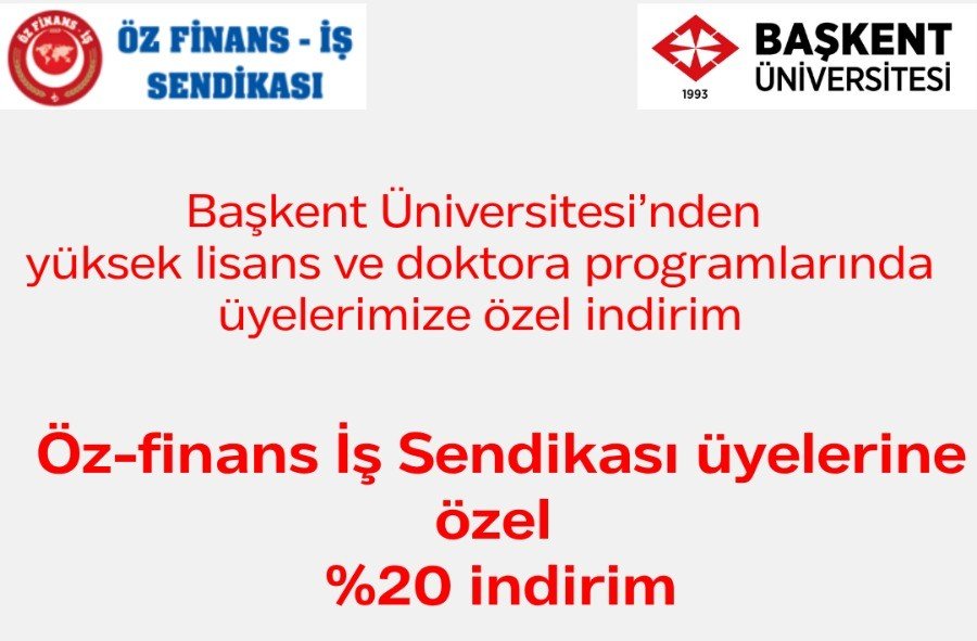 BAŞKENT ÜNİVERSİTESİNDEN YÜZDE 20 İNDİRİM