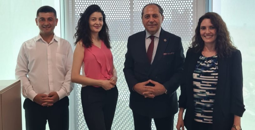 GÜVEN, HALKBANK KOBİ KREDİLER DAİRE BAŞKANLIĞI İLE ATAŞEHİR ŞUBESİNİ ZİYARET ETTİ