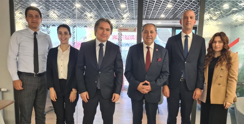 GÜVEN, ZİRAAT BANKASI MALTEPE BÖLGE BAŞKANI ÇINAR'I ZİYARET ETTİ