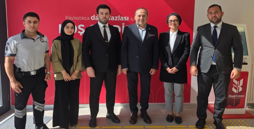 GÜVEN, ZİRAAT VE HALK BANKASI İLE ZİRAAT VE VAKIF KATILIM ÜSKÜDAR, KAVACIK, ACIBADEM ŞUBELERİNİ ZİYARET ETTİ