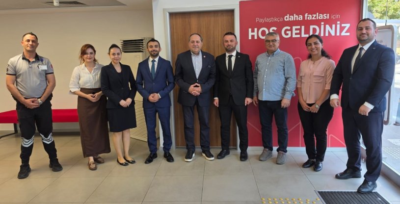 GÜVEN VE ÜÇER, ZİRAAT KATILIM KARTAL ŞUBESİNE 'HAYIRLI OLSUN' ZİYARETİNDE BULUNDU