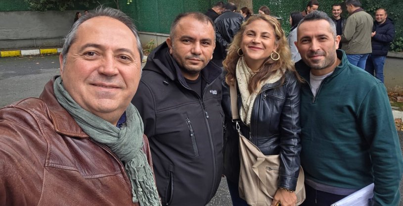 GÜVEN, VE ÜÇER, ZİRAAT BANKASI VE ZİRAAT KATILIM ÜNVANDA YÜKSELME SINAVINA GİREN ÜYELERİMİZİN YANINDAYDI