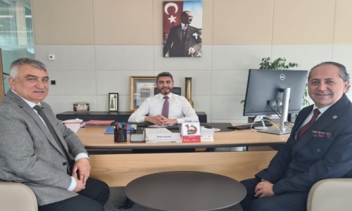 GÜVEN VE ÜÇER, ZİRAAT KATILIMA 'HAYIRLI OLSUN' ZİYARETİNDE BULUNDU, 10. YAŞINI KUTLADI