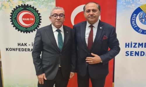 GÜVEN, HİZMET-İŞ SENDİKASI 15 NOLU ŞUBE GENEL KURULUNA KATILDI