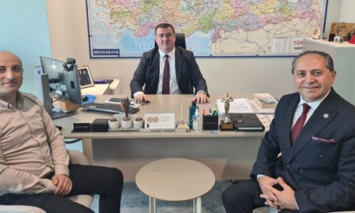 GÜVEN, İFM HALKBANK GÜVENLİK AMİRİ YAKAN'I ZİYARET ETTİ 
