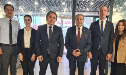 GÜVEN, ZİRAAT BANKASI MALTEPE BÖLGE BAŞKANI ÇINAR'I ZİYARET ETTİ