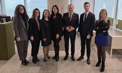 GÜVEN İLE ŞİLEF, İFM'DE HALKBANK BİRİMLERİNİ ZİYARET ETTİ